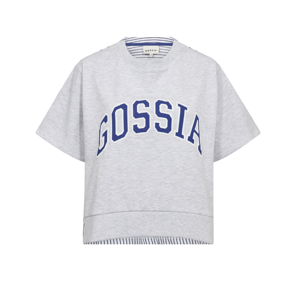 Gossia T-shirt – WelaGO (Grå) Gossia sweatshirt - WelaGO mix Tee – G3189 – Light grey melange