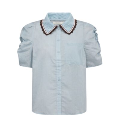 Gossia skjorte - AllyGO Blouse – G2811 – Light Blue