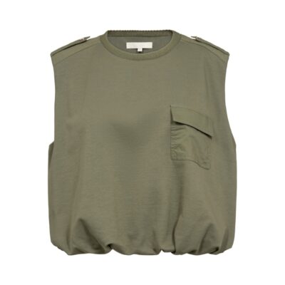 Gossia top - LuanaGO Tee – G3032 – (Dusty green)