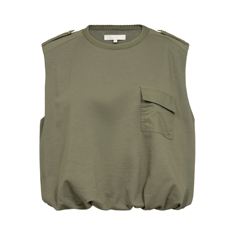 Gossia top – LuanaGO Lu (Grøn) Gossia top - LuanaGO Tee – G3032 – (Dusty green)