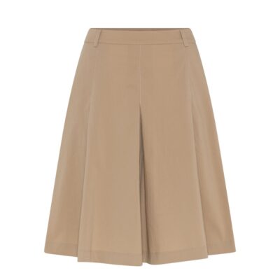 La Rouge nederdel - Vilma Plisse Skirt – LR1923 – Dark Sand