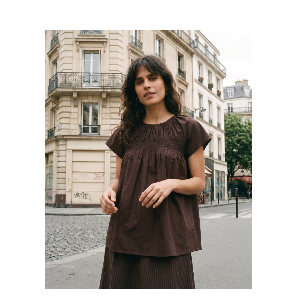 La Rouge top - Vilma Sleeveless (Mørkebrun) La Rouge top - Vilma Sleeveless Top – LR1929 – Dark Brown