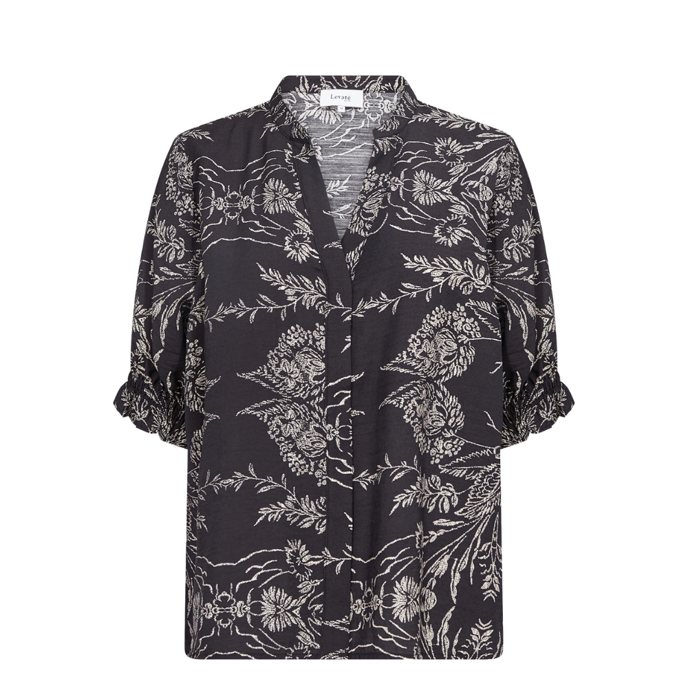 Leveté Room skjorte - LR-Soffi 1 (Sort) Levete Room skjorte - LR-Soffi 1 – 301584 – 9999C Black Combi