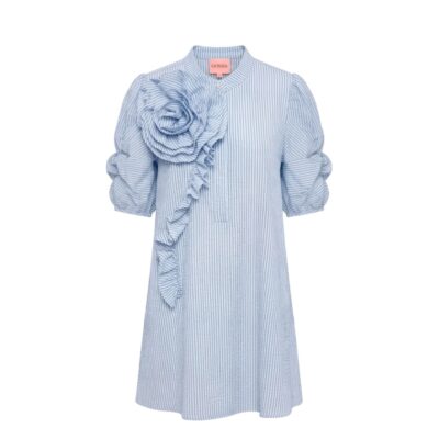 Gossia kjole - MiljaGO Dress – G3363 - Blue Stripes