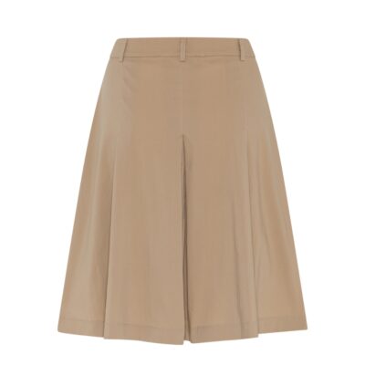 La Rouge nederdel - Vilma Plisse Skirt – LR1923 – Dark Sand