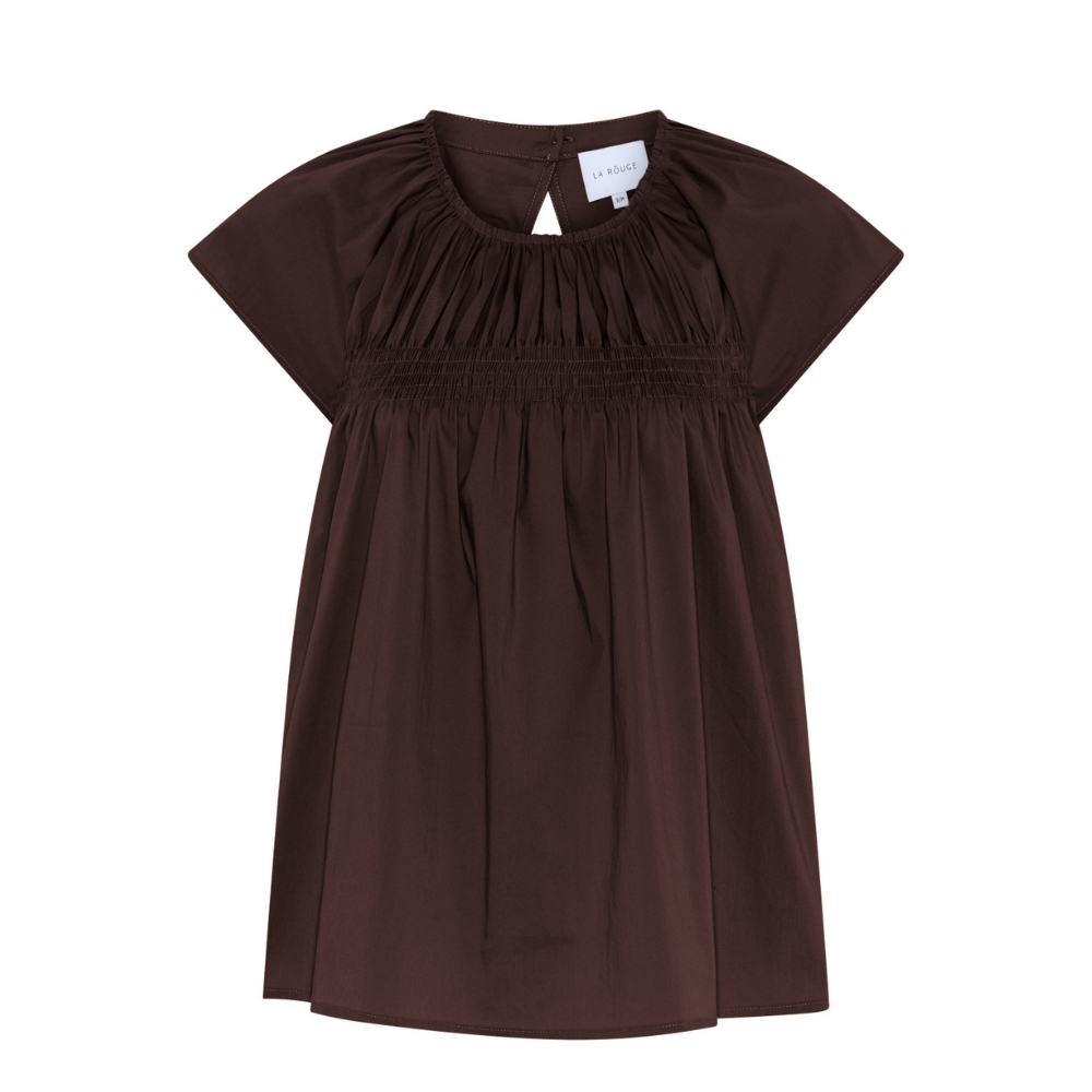 La Rouge top - Vilma Sleeveless (Mørkebrun) La Rouge top - Vilma Sleeveless Top – LR1929 – Dark Brown