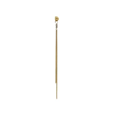 Stine A ørering - Bounce Earring with Chains and Behind Ear Pendant – Single  – 1420-02-S