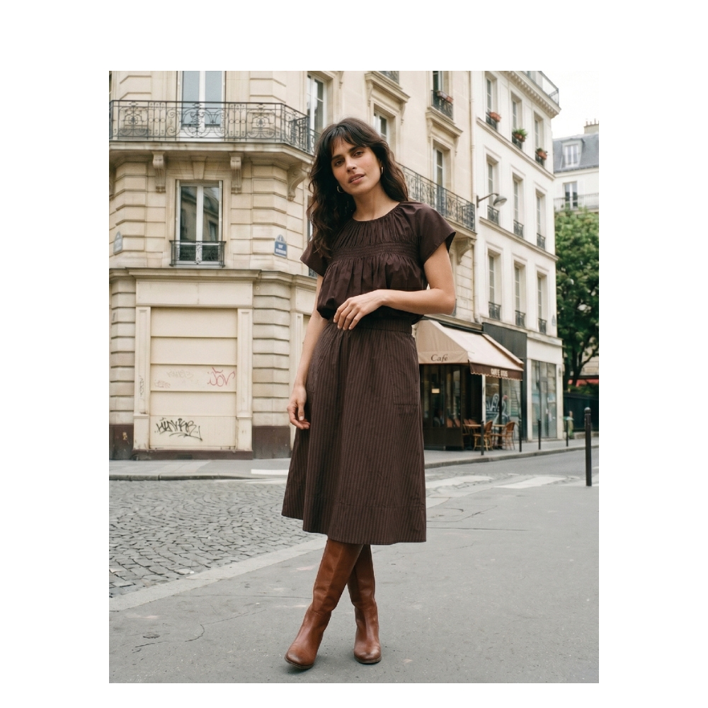 La Rouge top - Vilma Sleeveless (Mørkebrun) La Rouge top - Vilma Sleeveless Top – LR1929 – Dark Brown