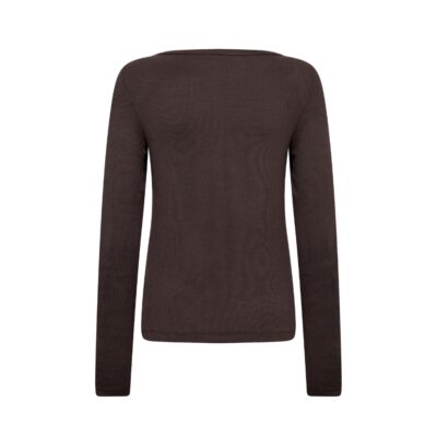 Leveté Room bluse – LR-Ika 34 (Mørkebrun)