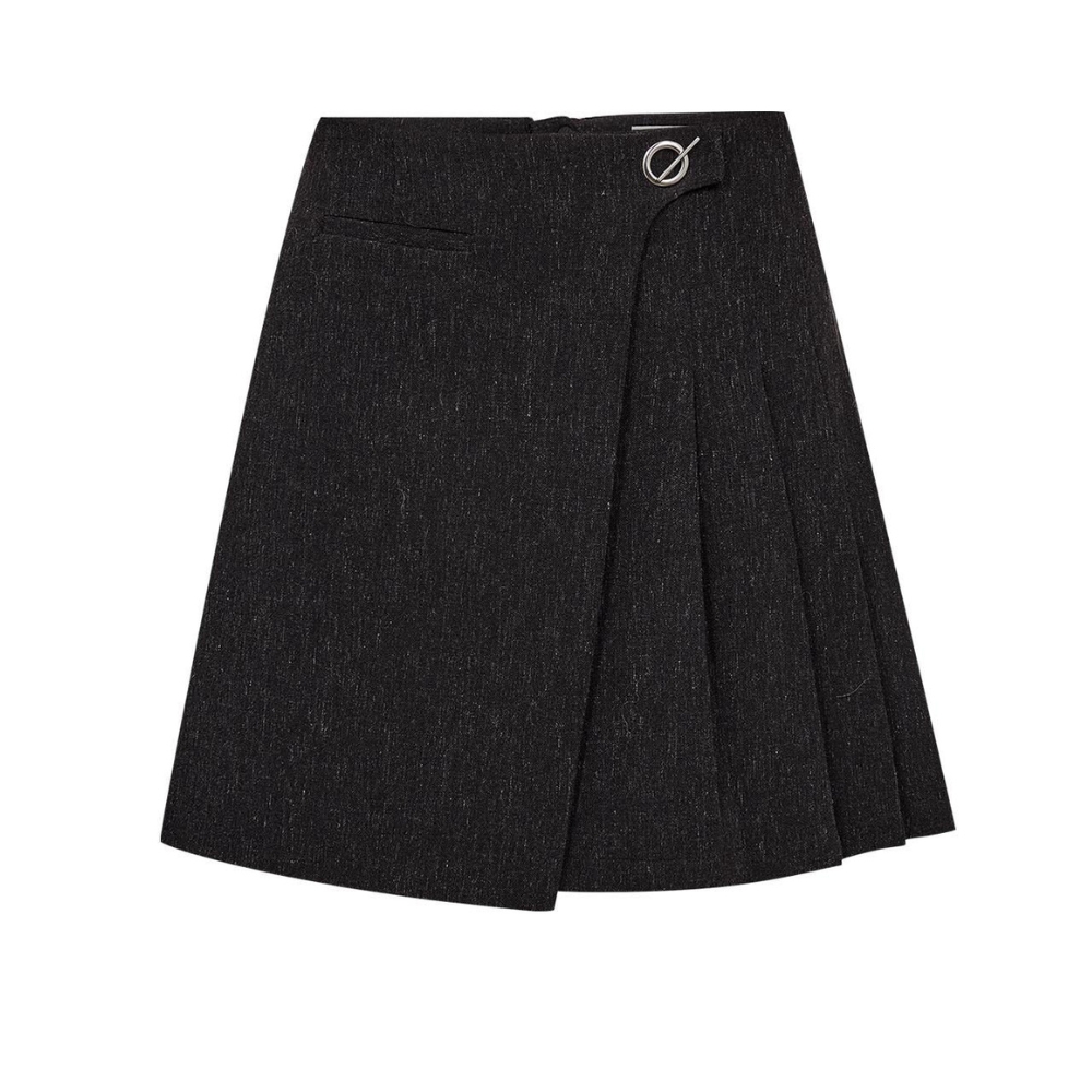 Gossia nederdel - LicaGO (Sort Melange) Gossia nederdel - LicaGO Skirt – G3085 – Black Melange