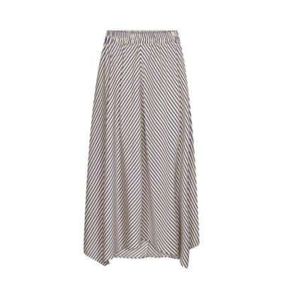 Gossia nederdel - ClorieGO – G3314 - Navy Creme Stripes