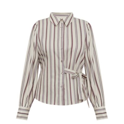 Gossia skjorte - FroGO Shirt – G3154 - Plum Stripes