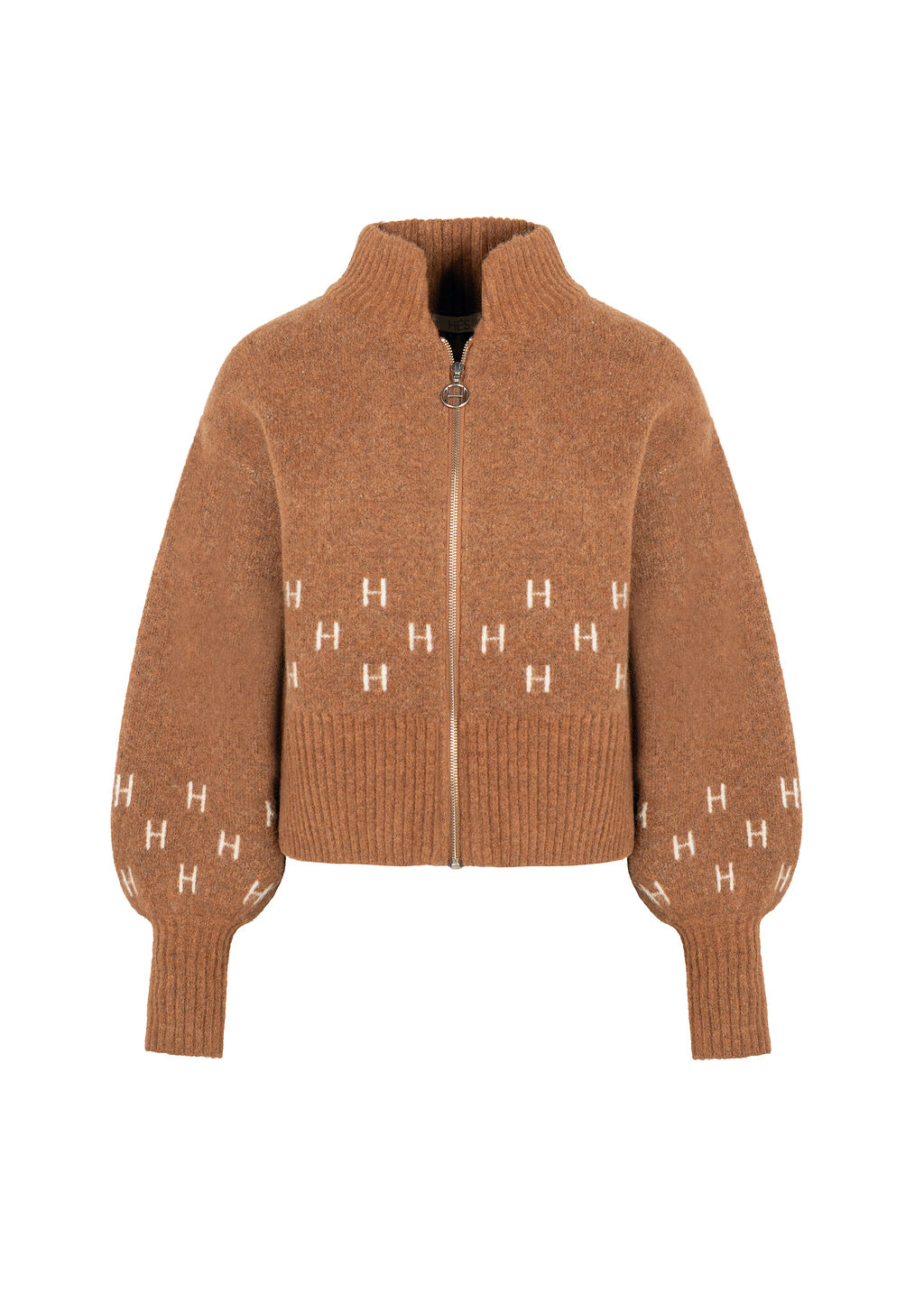 Hést strik - Märtha (Brun) Hest strik cardigan - Märtha Short Jacket – 2630120859 – Thrush