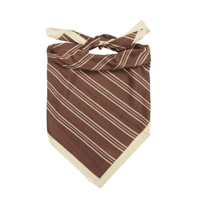 Beck Sondergaard tørklæde - Strie Sico Scarf – 2607300015 – Hot Fudge Brown