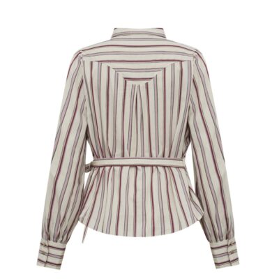 Gossia skjorte - FroGO Shirt – G3154 - Plum Stripes