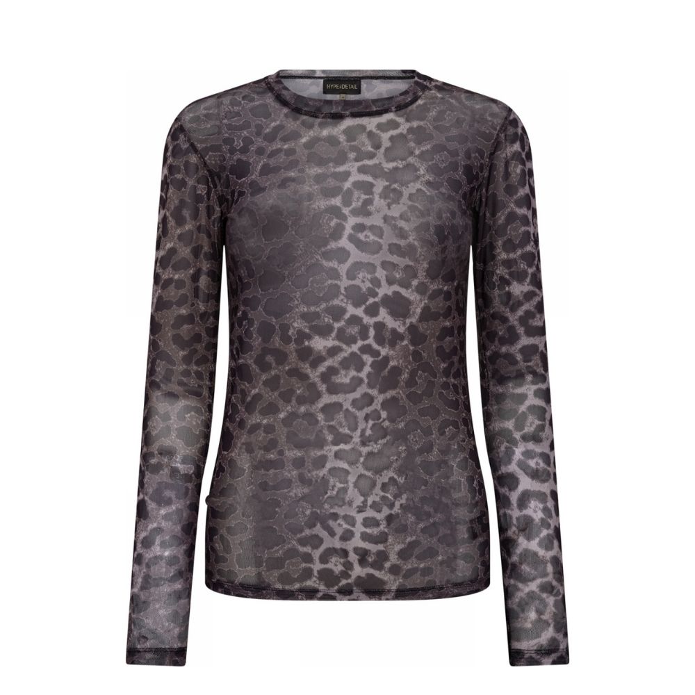 Hype the Detail bluse - 3-320-1400 (Grå) Hype the Detail bluse - Blouse w/print - 3-320-1400 - 9512 Grey