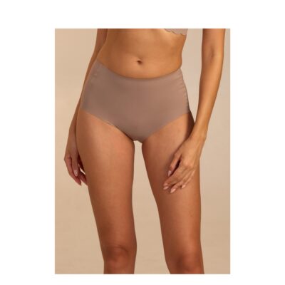 Femifemme højtaljede trusser - Invisible Highwaist Maxi Trusser – FF1001 – Mocha