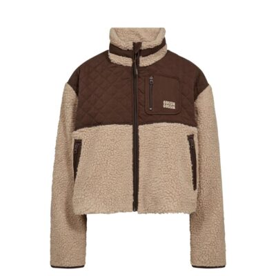 Gossia plys jakke -LitsyGO Jacket – G3052 – Sand Brown Mix