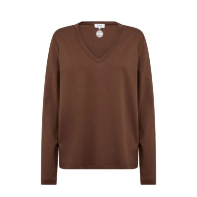 Levete Room bluse - LR-Paloma 8 – 301646 – 8125 Fondue Fudge