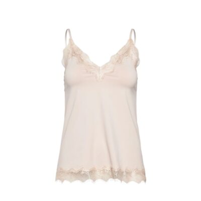 Rosemunde top - RWBridget SL Lace Strap – 102507 – Cacao