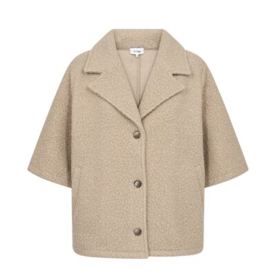 Levete Room plys jakke - LR-Nissa 6 - 301722 - 1020 - Plaza Taupe