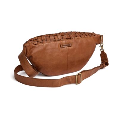 Bæltetaske i skind – Bumbag 16940 (Cognac) - Billede 4