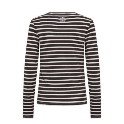 Levete Room stribet bluse - LR-Neddie 2 – 301685 – 8250C - After Dark Combi