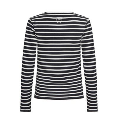 Levete Room stribet bluse - LR-Neddie 2 – 301685 – 6995C Dark Navy Combi