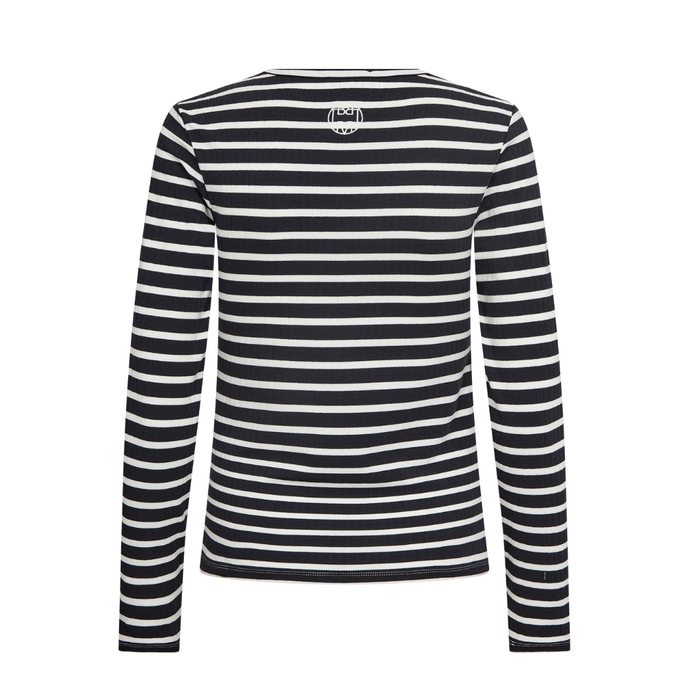 Leveté Room bluse – LR-Neddie 2 (Navy/Hvid) Levete Room stribet bluse - LR-Neddie 2 – 301685 – 6995C Dark Navy Combi