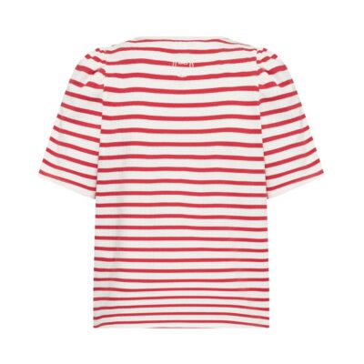 Levete Room stribet t-shirt - LR-Neddie 1 – 301683 - 4970CL Mars Red Combi