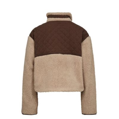 Gossia plys jakke -LitsyGO Jacket – G3052 – Sand Brown Mix