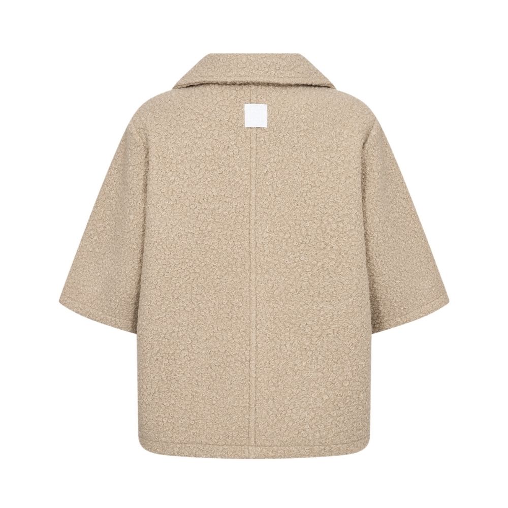 Leveté Room jakke - LR-Nissa 6 (Taupe) Levete Room plys jakke - LR-Nissa 6 - 301722 - 1020 - Plaza Taupe