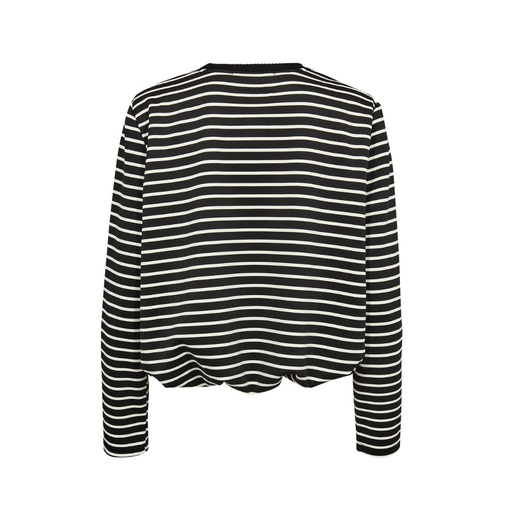 Gossia bluse – KinneGo (Sort/Hvid) Gossia bluse – KinneGo (Sort/Hvid)