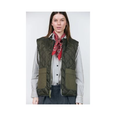 Lollys Laundry vest – UnityLL (Mørkegrøn)