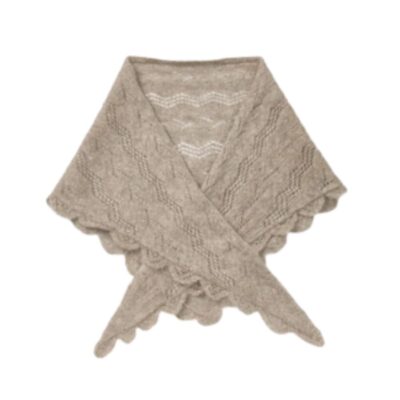 Beck Sondergaard tørklæde - Opany Triangle Scarf – 260730006000780101 – Melange Brown 