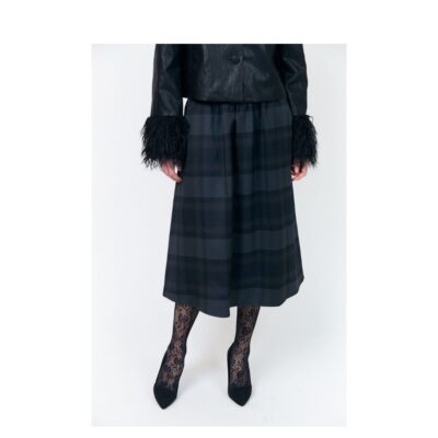 Lollys Laundry nederdel - EllaLL Midi Skirt - 26414-2007 - 14 Dark Grey