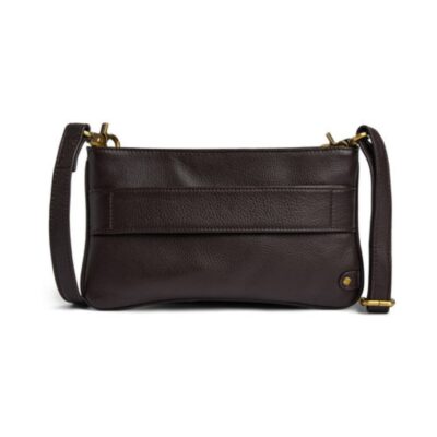 Depeche clutch i skind 16378 (Sort)