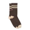 MP DEnmark glimmer sokker - Elga Glitter Socks - 79755 - 541 Dark Brown