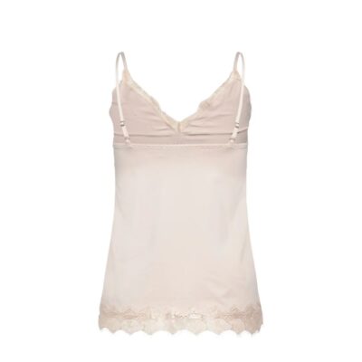 Rosemunde top - RWBridget SL Lace Strap – 102507 – Cacao