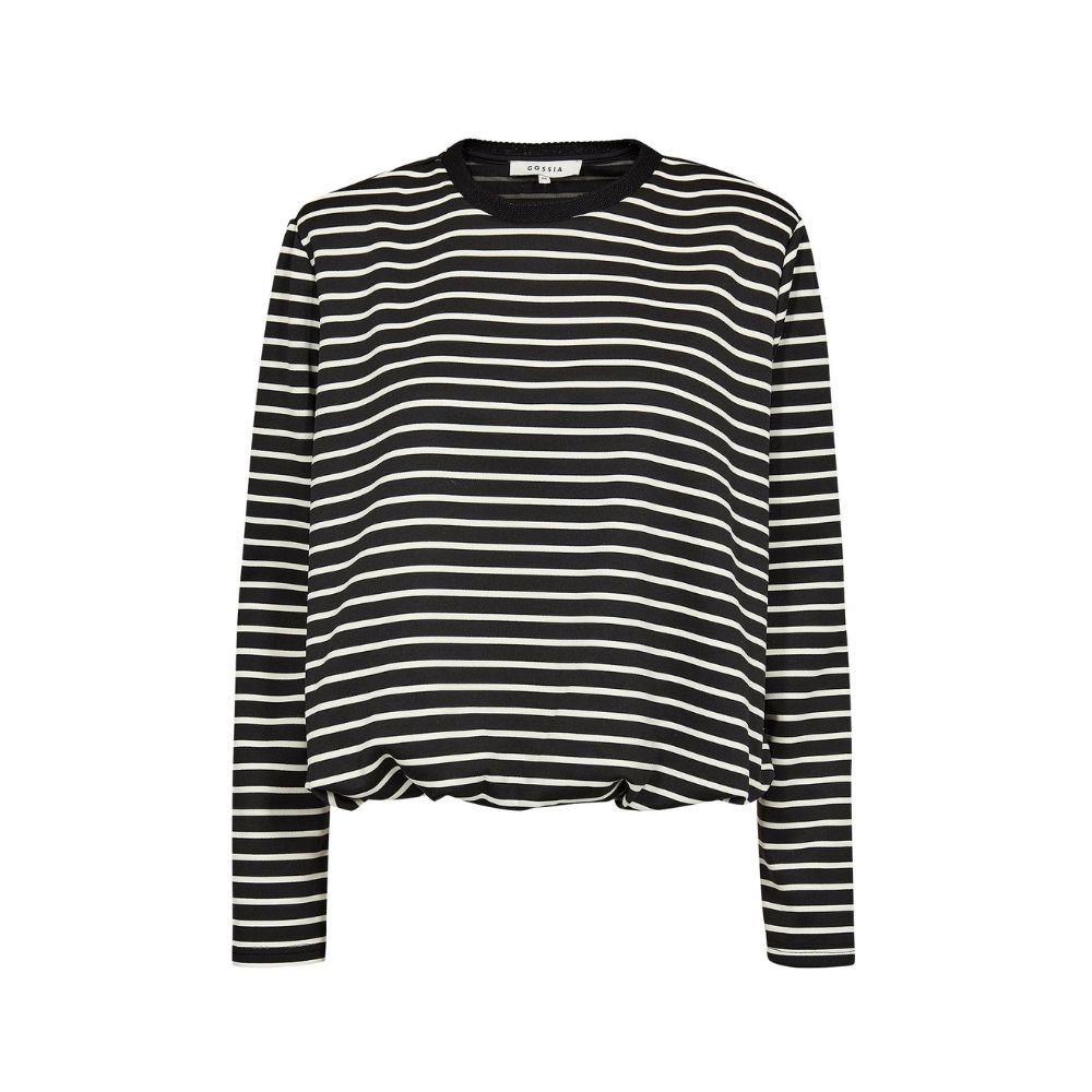 Gossia bluse – KinneGo (Sort/Hvid) Gossia bluse – KinneGo (Sort/Hvid)