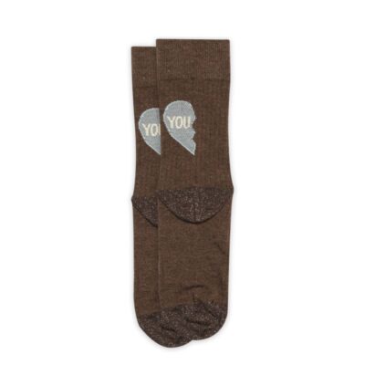 MP Denmark sokker - You and Me Socks – 79771 - 351 Brown Melange