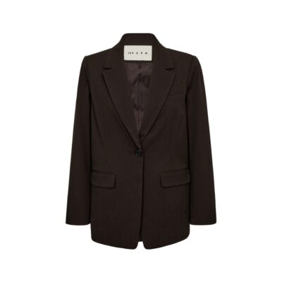 Please Stay - tøj til kvinder - modetøj Ivy Copenhagen blazer – IVY-Andrea (Mørkebrun)