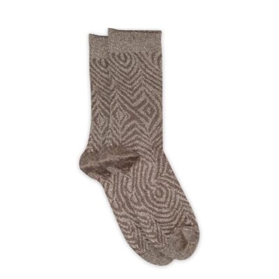  MP Denmark glimmer strømper - Luisa Glitter Socks – 79780 – 541 Dark Brown