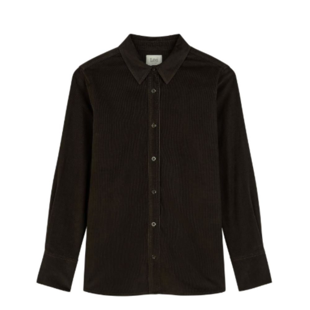 Lee skjorte - 112385643 (Mørkebrun) Lee skjorte - Classic Shirt - 112385643 - Chocolate Torte