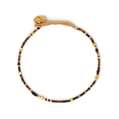 Ibu Jewels armbånd – IK MIX 03 (Brun)