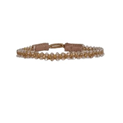 Ibu Jewels armbånd – Cap Pure AA03 (Lysegrå)