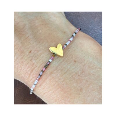 Ibu Jewels armbånd – Lulu liv - AQ MIX 03(Brun/Sort)