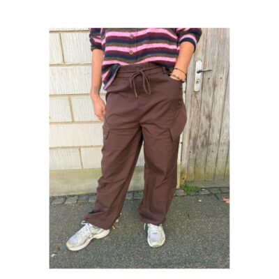 Qnuz bukser - Cargo pants – 9453 – Marron (60)