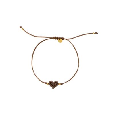 Stine A armbånd - Love Bracelet Mocha – 3236-02-OS – Mocha