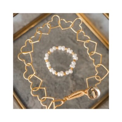 Ibu Jewels Armbånd IBU04 Heart (Guld)